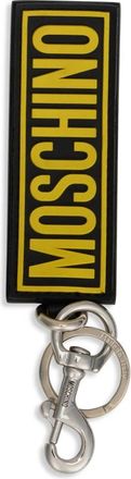 Moschino Leren Sleutelhanger - Heren - Sleutelhangers & Tashangers - Zwart - ONE Size - Leer - Accessoires