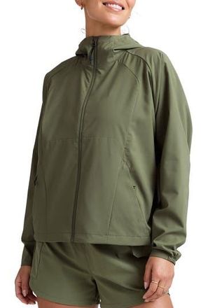 Beyond Yoga Cross Country Packable Jacket in Olive Branch at Nordstrom Rack, Size X-Small
