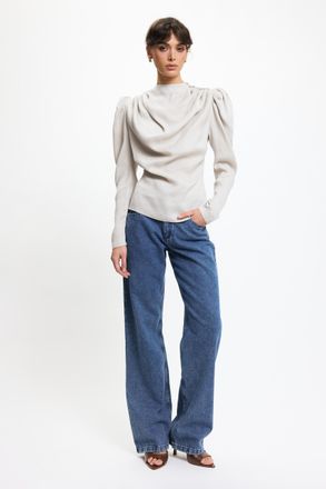 Benu Parelblouse met knopen