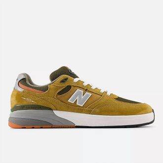 New Balance Mens Numeric Andrew Reynolds 933 Shoes In Camel With Dark Brown