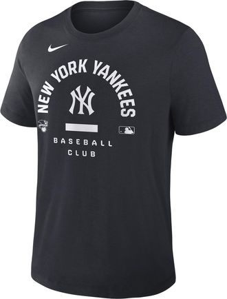 Nike New York Yankees Authentic Collection Early Work Nike Mens Dri-FIT MLB T-Shirt in Blue | 034J4FANK-HXK