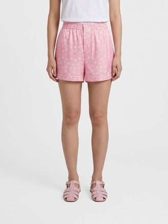 Moschino Pantaloncini in seta stampata Moschino Couture