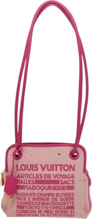 Louis Vuitton Pink Canvas Shoulder Bag (Pre-Owned)