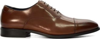 Dune London Wide Fit Secrecy Leather Oxfords