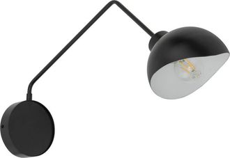 Sigma Roy Aplique De Pared Negro Y Blanco 30x17x65 Cm