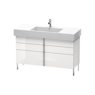 Duravit Mueble Bajo Lavabo Duravit Vero De Pie 6415, Con 2 Cajones Y 1 Extra&iacute;ble, 1200mm, Color (frente/cuerpo): Roble Oscuro Cepillado Chapa De Madera Aut&eacute;nt