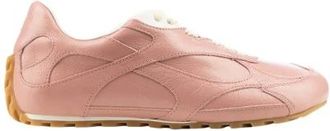 Bottega Veneta Schoenen, Dames, Roze, 41 EU, Leren Vetersneakers