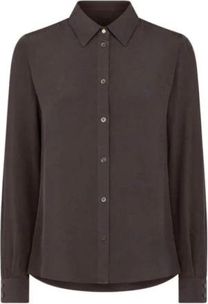 Pinko Shirts - Dames - Overhemden - Bruin - XS - Overhemden
