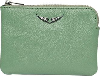 Zadig&Voltaire Mini Uma Wings Grained Leather Pouch