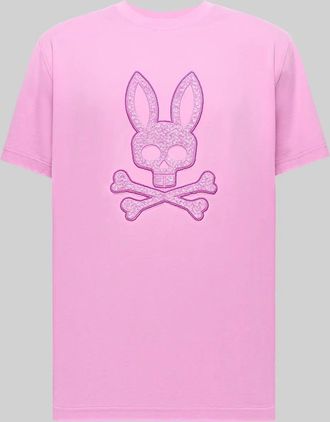Psycho Bunny Mens Gabin Graphic Tee 508 ORCHID / XS