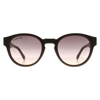 Lacoste Round Womens Transparent Light Grey Taupe Nude Gradient L6000S - One Size