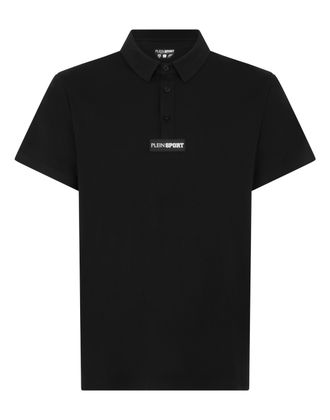 Plein Sport Pique Polo T-Shirt Scratch