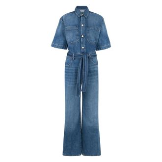 Icon Denim Los Angeles Jumpsuits, female, Blue, Size: XS Duna Denim Jumpsuit