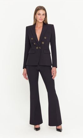 Generation Love Emilio Crepe Blazer in Black at Nordstrom, Size X-Small