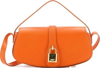 Celine Tabou Clutch with Strap Smooth Calfskin shoulder bag - Arancione