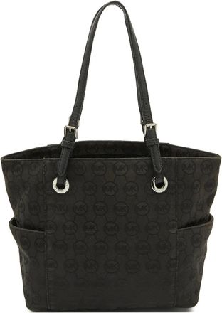 Michael Kors Borsa tote Jet Set con monogramma Pre-owned - Nero