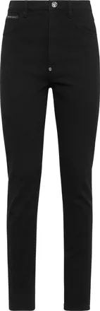 Philipp Plein Super Hoge Taille Jegging Hexagon