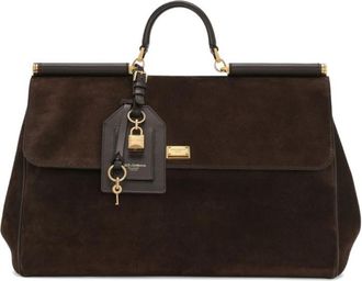 Dolce & Gabbana Dark Brown Sicily Tote