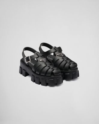 Prada Rubber Monolith sandals