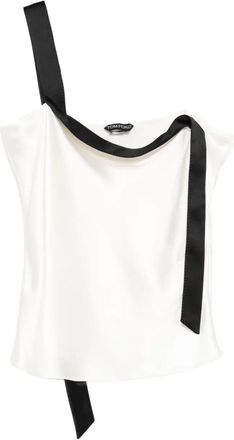 Tom Ford Top con fiocco - Bianco