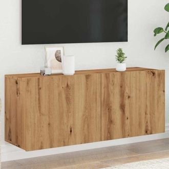 vidaXL vidaXL Mobile TV a Parete Rovere Artigianale 100x30x41 cm