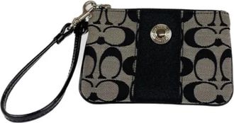 Coach Pre-owned Canvas pouches - Dames - Vintage Clutch - Bruin - ONE Size - Vintage