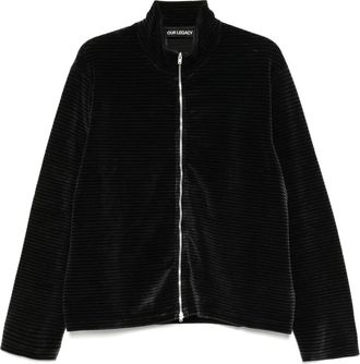 Our Legacy Giacca Shrunken con zip - Nero