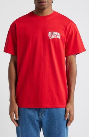 Billionaire Boys Club Curve Logo Short Sleeve Graphic T-Shirt in Red at Nordstrom, Size Xx-Large