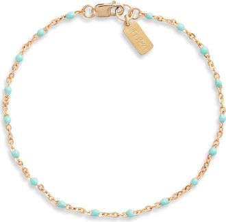 Set & Stones Kaz Bracelet in Gold/turquoise at Nordstrom