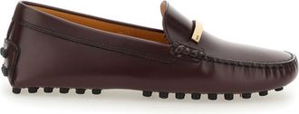 Tod's Dark Brown Slip On Loafers