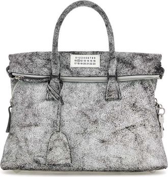 Maison Margiela Two-Tone Leather Medium 5Ac Loved To Death Handbag