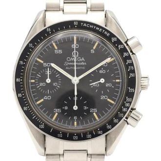 Omega Pre-owned Speedmaster Reduced - Heren - Pre-owned - Zwart - Maat: ONE Size