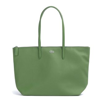 Lacoste Tote Bags, female, Green, Size: ONE SIZE Concept Zip Tote