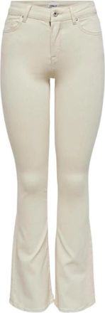 Only Klassieke Denim Jeans voor Dagelijks Gebruik - Dames - Bootcut Jeans - Wit - XS - Denim - Jeans