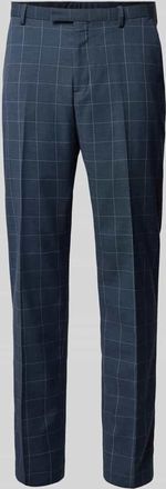 Mc Neal Slim Fit Anzughose mit Gesäßtaschen in Marine, Größe 46