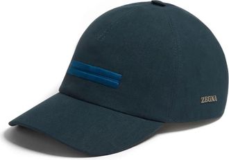 Ermenegildo Zegna Cappello da baseball Oasi - Blu