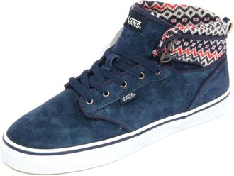 Vans Sneakers, female, Multicolor, 3 1/2 UK, Navy Suede Hi-Top Shoe