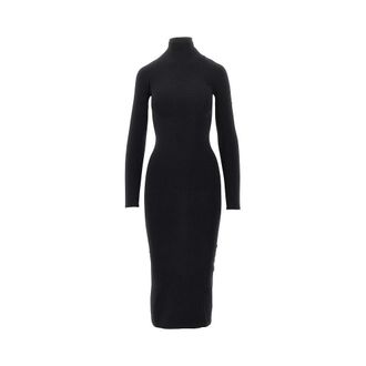 Gucci Stretch nylon jersey midi dress Woman S