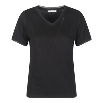 Patrizia Pepe Dames, Tops, Zwart, Maat: XS