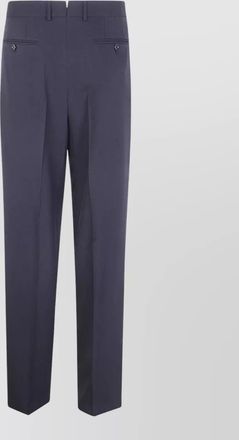 Tom Ford wool cashmere silk tailored pleated trousers