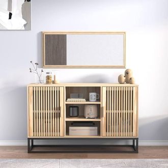 Berkfield Home Sideboard 105x30x65 cm Engineered Wood in Brown | Size: 105 x 30 x 65 cm