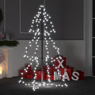 vidaXL Rbol De Navidad 160 Leds Interior Y Exterior 78x120 Cm Vidaxl