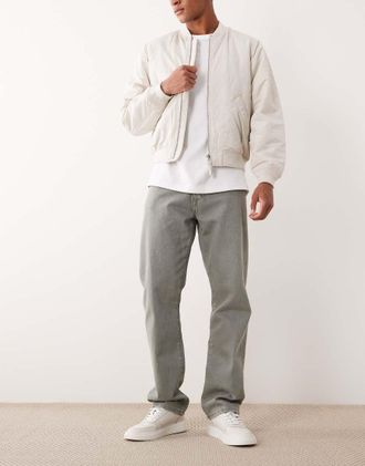 Only & Sons Only & Sons - Edge - Jeans dritti lavaggio verde vintage