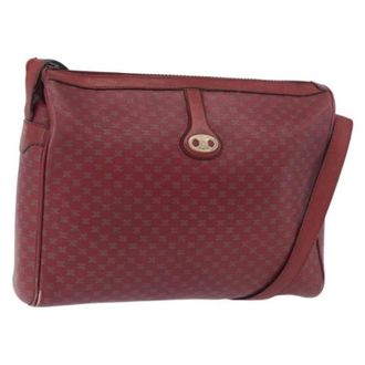 Celine Pre-owned Vintage Schoudertas - Dames - Pre-owned - Rood - Maat: ONE Size Leer