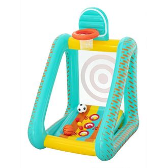 Bestway Juego 3 En 1 Basket Futbol Lanzador De Bolas