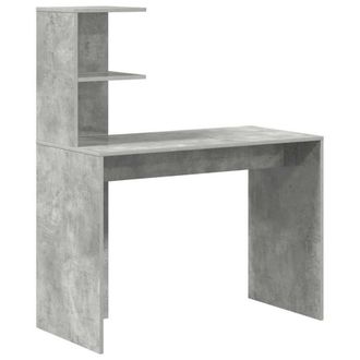 Berkfield Home Concrete Grey Writing Desk Concrete grey