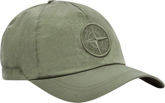 Stone Island Iridescent Nylon Metal Cap - Heren - Petten - Groen - M - Nylon - Accessoires