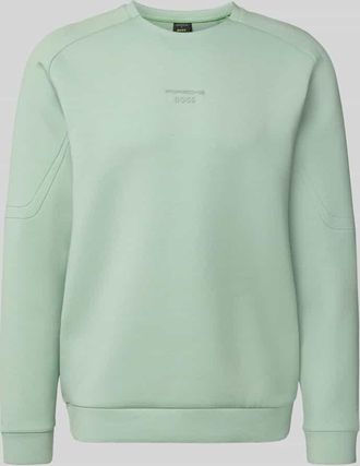 HUGO BOSS Regular Fit Sweatshirt aus Baumwoll-Mix Modell SW_PS SPIRIT70 CN in Lind, Gr&ouml;&szlig;e XXXL