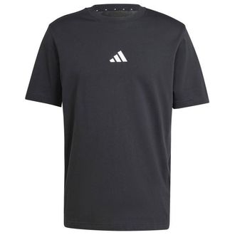 adidas Essentials Small Logo Single Jersey Tee T-Shirt f&uuml;r Herren | grau
