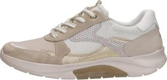 Gabor Rollingsoft Low Sneaker - Dames - Sneakers - Beige - 36 1/2 EU - Schoenen